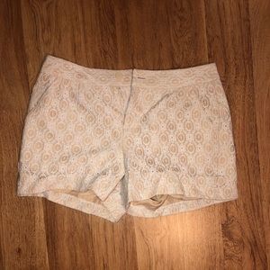Lauren Conrad White Dressy Shorts Size 4